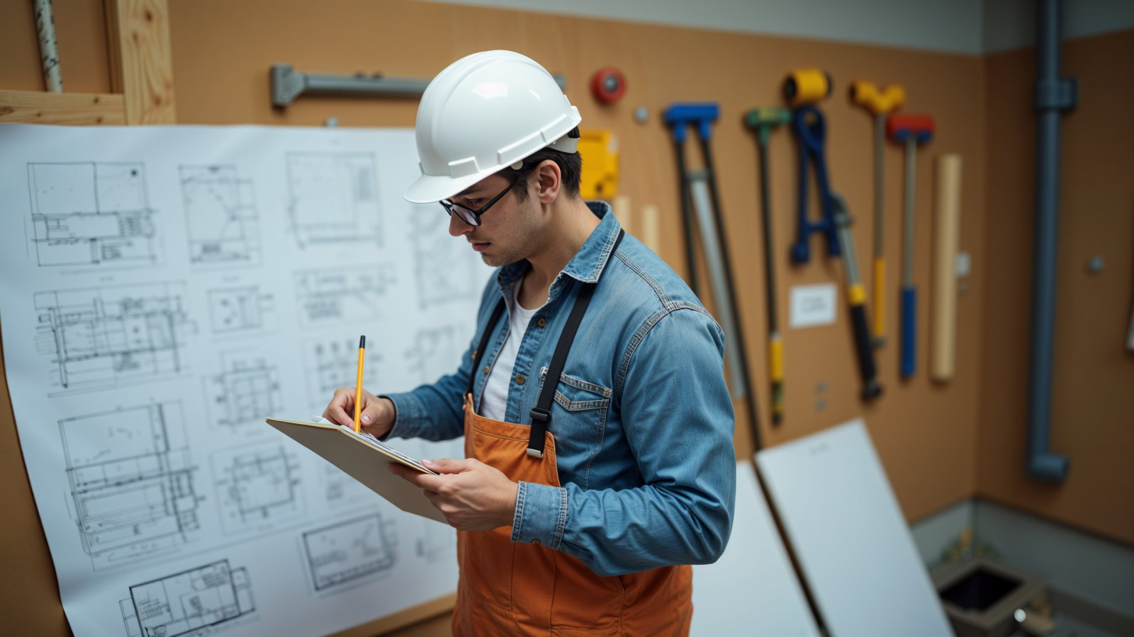 “Candidate preparing for CITB Health and Safety Test using mock test on computer”